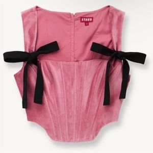 STAUD PINK CORSET - ALICE TOP